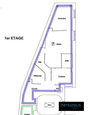 RARE - Rue Victor Hugo- 64m2-travaux
