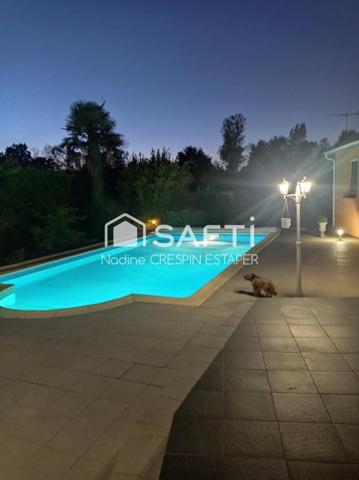 MONTAUBAN Élégante maison T4  d'environ 109 m² avec jardin, piscine et sans vis-à-vis