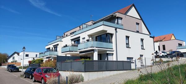 Beau 3 pièces de 76m², balcon, garage, parking, vendu loué