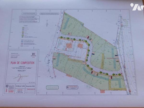 Terrain viabilisé 800 m² - Vue dégagée