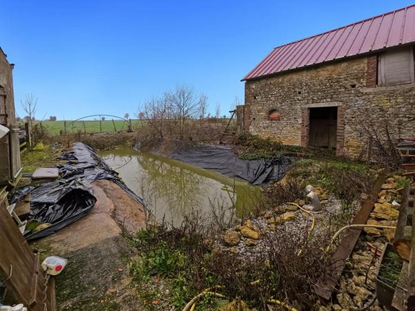 Longère Ste Scolasse Sur Sarthe 3 chambres 184 m2 dépendances, 20 boxes