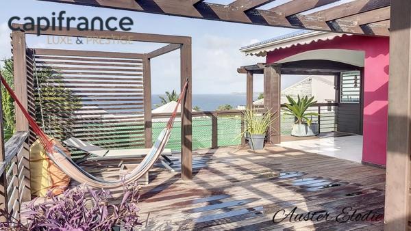 Villa T4 de 150 m2 et sa dépendance T3 de 100 m2 vue mer