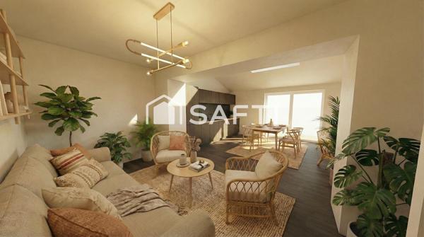 ST LUCE SUR LOIRE - Maison T3 entièrement rénové.
