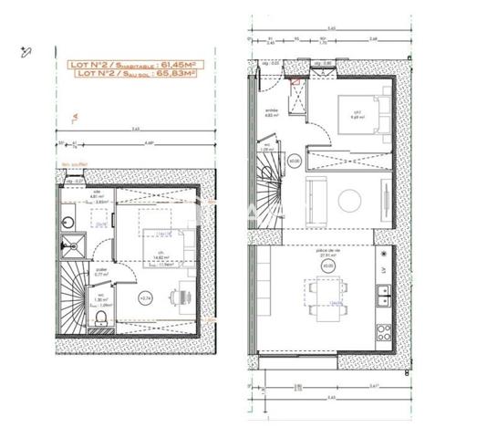 ST LUCE SUR LOIRE - Maison T3 entièrement rénové.