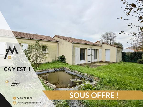 Vairé (85150) L'Opportunité à Saisir à Vairé ! Votre Vie entre Plages et Sérénité