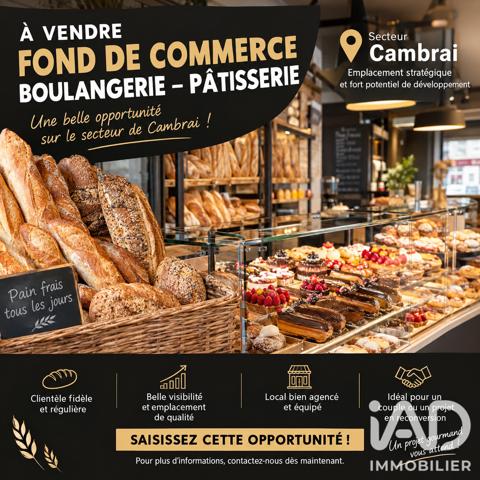 Boulangerie à vendre 130 m² Cambrai