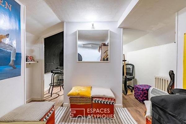 Maison de ville rénovée avec terrasse en centre ville de Crépy-en-Valois
