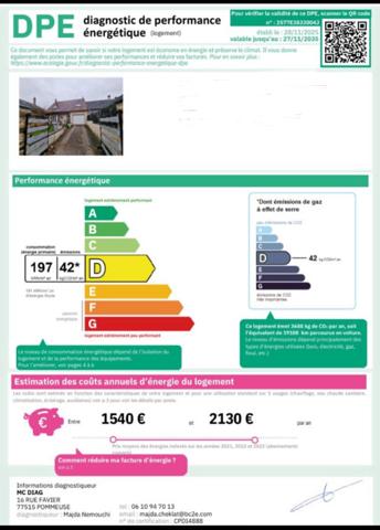 Mitry-Mory (77290) Maison 4 pièces 86 m² édifiée par Standing Construction