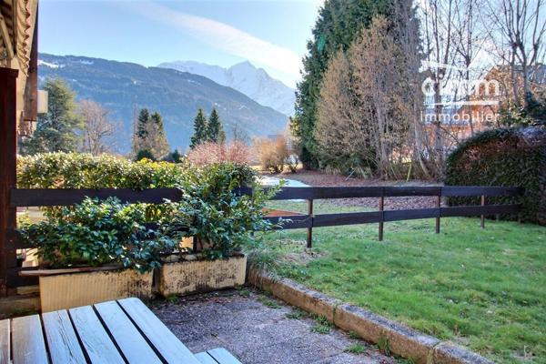 A VENDRE – SAINT GERVAIS LES BAINS (74170) – T2 avec terrasse, jardin et vue Mont Blanc
