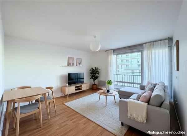 Appartement 2 pièce(s)_ balcon_parking_asnieres