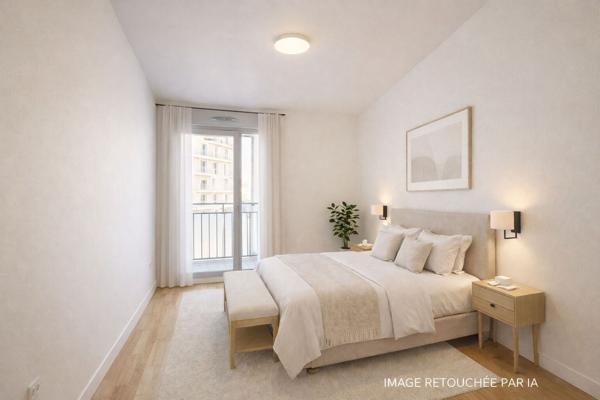 Appartement 2 pièce(s)_ balcon_parking_asnieres