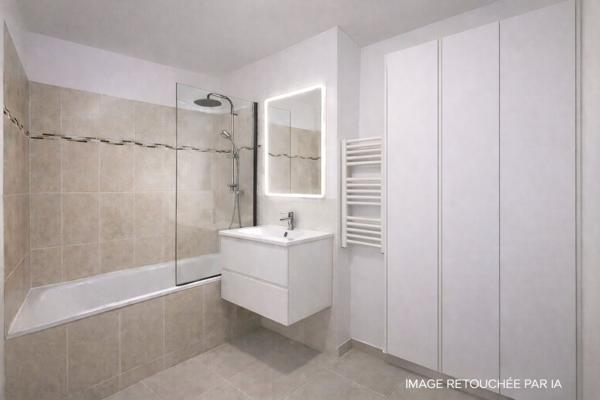 Appartement 2 pièce(s)_ balcon_parking_asnieres