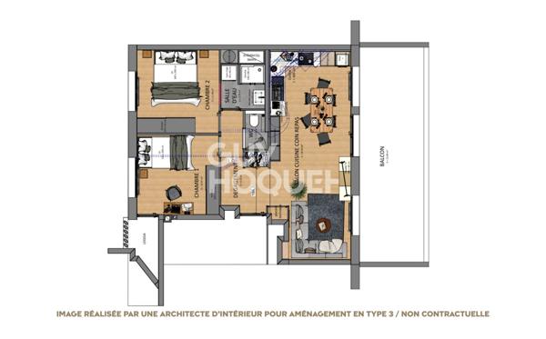 Appartement Annecy - Type 2/3 avec Magnifique vue