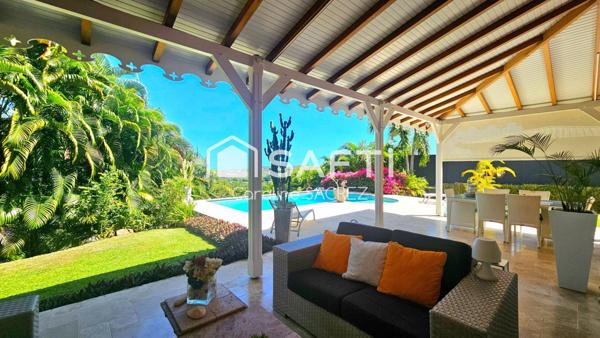 Vue mer – Piscine – 4 chambres – Emplacement d’exception au Vauclin