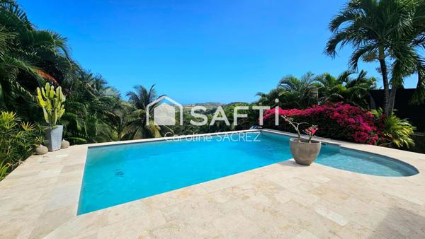 Vue mer – Piscine – 4 chambres – Emplacement d’exception au Vauclin