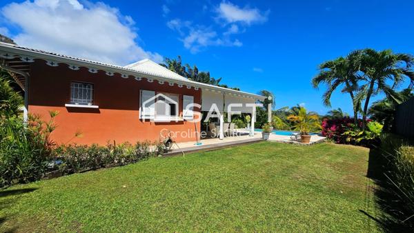 Vue mer – Piscine – 4 chambres – Emplacement d’exception au Vauclin