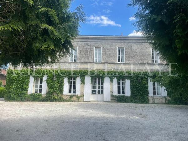 vente maison de maître Rive droite - 20 min de Bordeaux