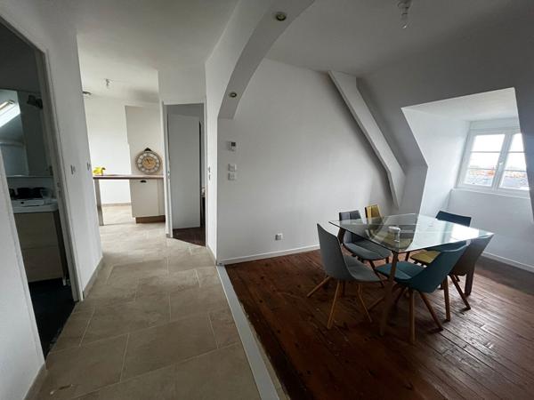 Appartement 2 pièces  à louer au dernier étage à Saumur