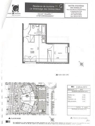 Dans une résidence de tourisme d'affaires de 2011 avec piscine, située à proximité de l'Aéroconstellation, du MEETT et de la Clinique des Cèdres, investissez dans ce T2 meublé d'environ 35m2, situé au RDC. Sous contrat de bail commercial avec la société Appart'city, ce bien vous générera un loyer garanti de 5.975€ HT par an, soit une rentabilité brute garantie de près de 9%. Vous souhaitez vous construire un patrimoine sécurisé et/ou créer un complément de revenu retraire garanti, alors ce bien est fait pour vous. Statut LMNP avec amortissement possible. Photos d'un bien type. A NE PAS LAISSER PASSER !!!