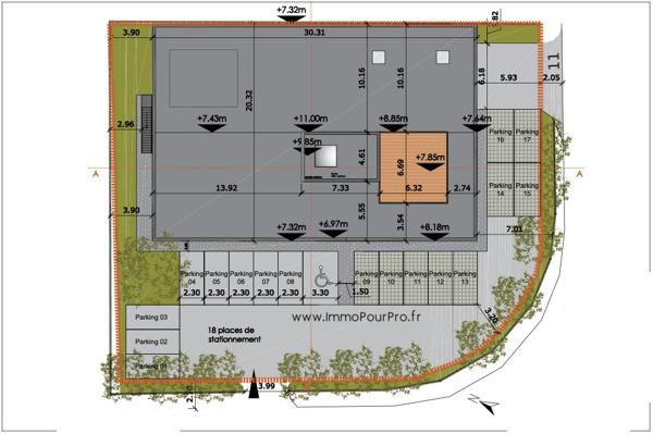 Marcq-en-Barœul – Bureaux neufs divisibles dès 100 m² | RDC ERP/PMR | À vendre