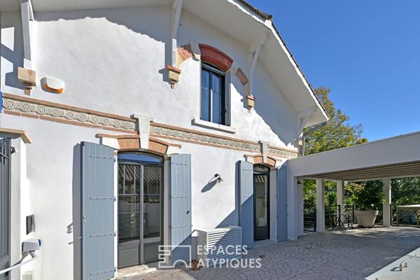 Maison de 1900 entièrement rénovée, jardin et piscine, Tour Magne