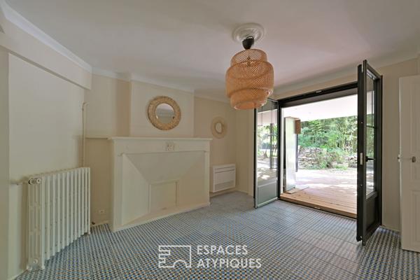 Maison de 1900 entièrement rénovée, jardin et piscine, Tour Magne