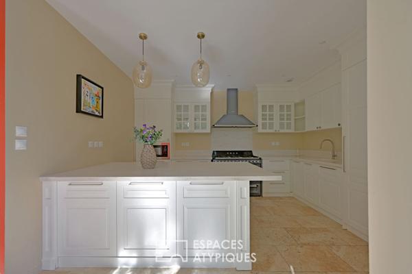 Maison de 1900 entièrement rénovée, jardin et piscine, Tour Magne