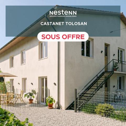 ** SOUS OFFRE ** Exclusivité Nestenn Immobilier. Au centre-ville de Castanet-Tolosan. Appartement T3 à vendre avec balcon, jardin et 2 parkings.
