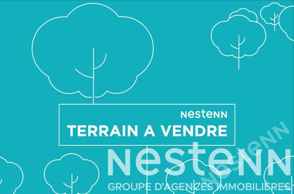 SAINT-PIERRE-QUIBERON - Terrain viabilisé côté baie de 408 m² à vendre à 300 mètres de la plage de Kerbourgnec !