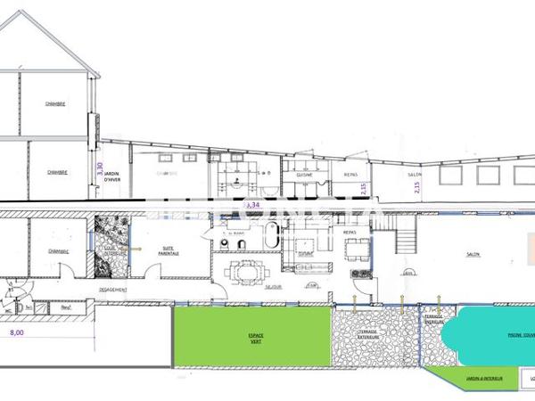 À vendre Maison 8 pièces 218 m² - Tours 37000