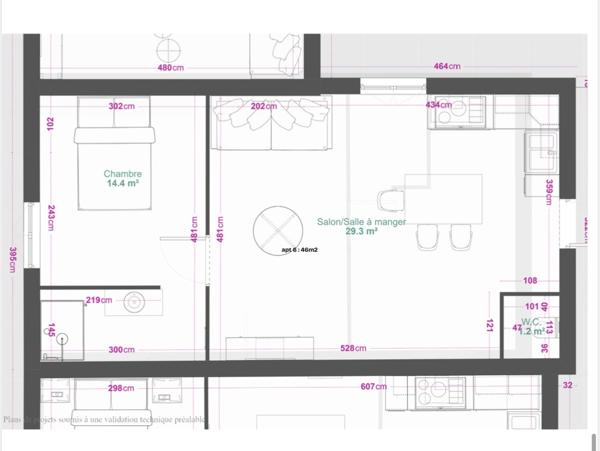 Roanne (42300) A VENDRE - ROANNE BORDS DE LOIRE - APPARTEMENTS LIVRÉS EN PLATEAU DANS COPROPRIÉTÉ RÉNOVÉE