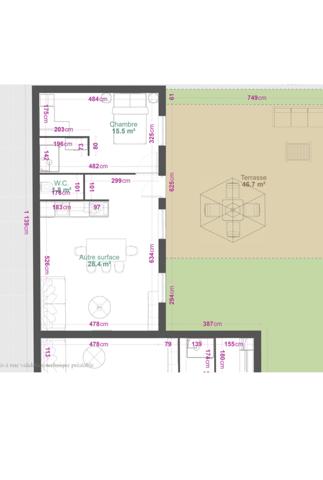 Roanne (42300) A VENDRE - ROANNE BORDS DE LOIRE - APPARTEMENTS LIVRÉS EN PLATEAU DANS COPROPRIÉTÉ RÉNOVÉE