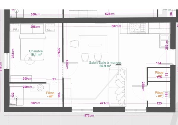 Roanne (42300) A VENDRE - ROANNE BORDS DE LOIRE - APPARTEMENTS LIVRÉS EN PLATEAU DANS COPROPRIÉTÉ RÉNOVÉE