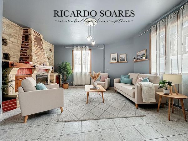 60160 MONTATAIRE - MAISON DE VILLE 160 m2 / GRAND SÉJOUR / 5 CHAMBRES / GARAGE / STUDIO INDEPENDANT