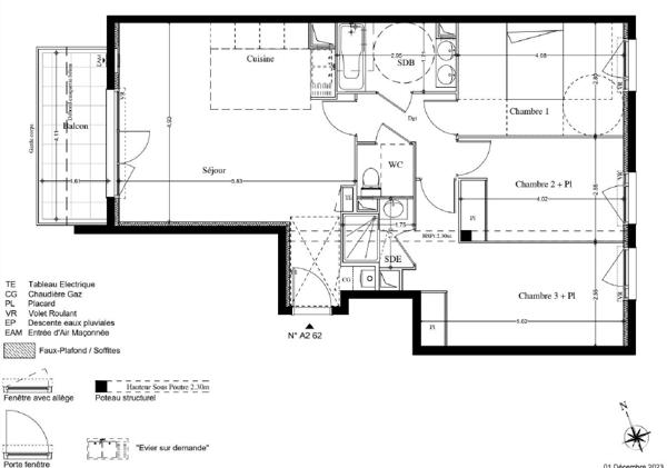Appartement à vendre 4 pièces 79,2 m² Avignon