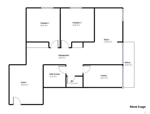 Appartement à vendre 3 pièces 69,35 m² Livry-Gargan