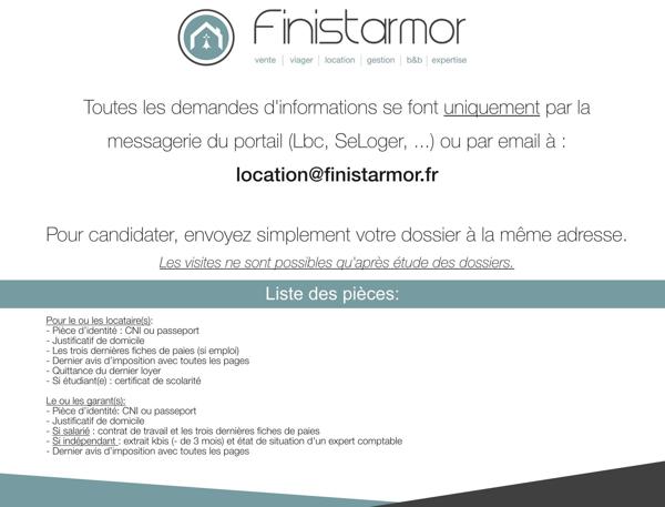 HYPER CENTRE BREST : À LOUER AGRÉABLE APPARTEMENT T3 DE 65 M²
