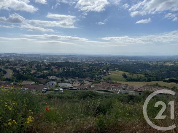 Terrain à vendre  1281 m2 ANNONAY - 07