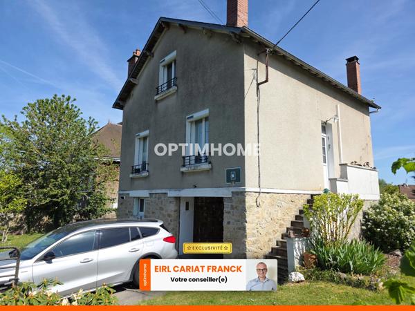 MAISON DE 104 M² AVEC SOUS-SOL, L’ENSEMBLE SUR 1270 M² DE TERRAIN CLOS :