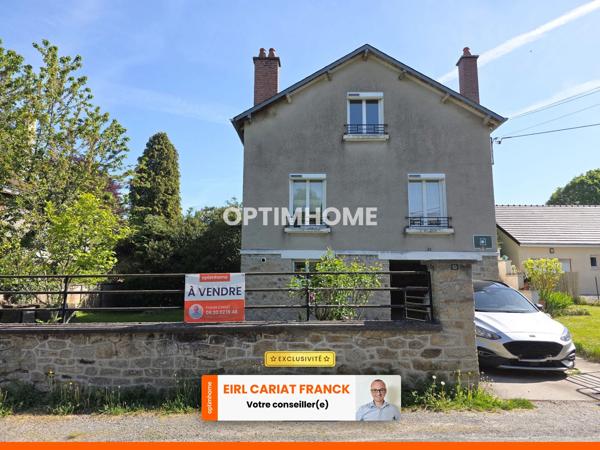 MAISON DE 104 M² AVEC SOUS-SOL, L’ENSEMBLE SUR 1270 M² DE TERRAIN CLOS :