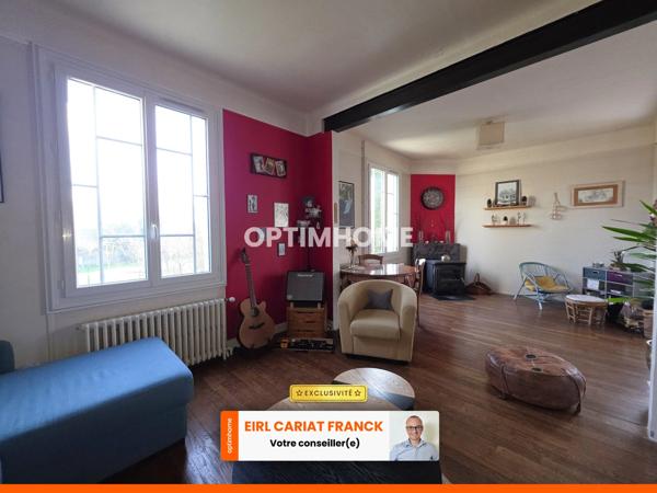 MAISON DE 104 M² AVEC SOUS-SOL, L’ENSEMBLE SUR 1270 M² DE TERRAIN CLOS :