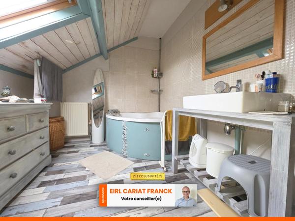 MAISON DE 104 M² AVEC SOUS-SOL, L’ENSEMBLE SUR 1270 M² DE TERRAIN CLOS :