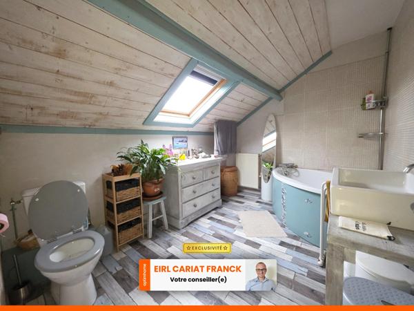 MAISON DE 104 M² AVEC SOUS-SOL, L’ENSEMBLE SUR 1270 M² DE TERRAIN CLOS :