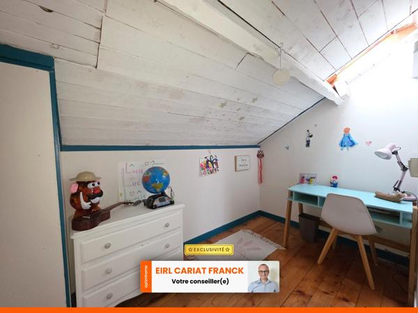 MAISON DE 104 M² AVEC SOUS-SOL, L’ENSEMBLE SUR 1270 M² DE TERRAIN CLOS :
