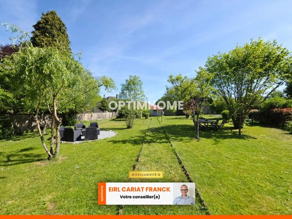 MAISON DE 104 M² AVEC SOUS-SOL, L’ENSEMBLE SUR 1270 M² DE TERRAIN CLOS :