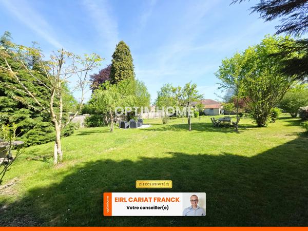 MAISON DE 104 M² AVEC SOUS-SOL, L’ENSEMBLE SUR 1270 M² DE TERRAIN CLOS :