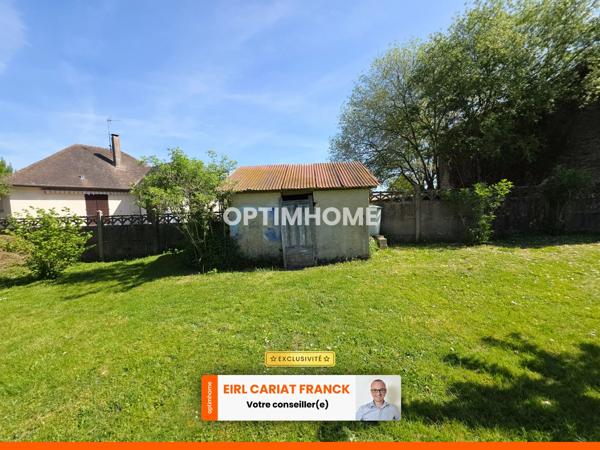 MAISON DE 104 M² AVEC SOUS-SOL, L’ENSEMBLE SUR 1270 M² DE TERRAIN CLOS :