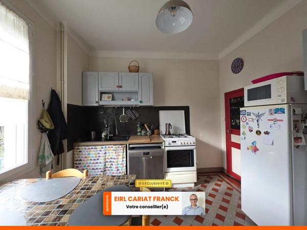 MAISON DE 104 M² AVEC SOUS-SOL, L’ENSEMBLE SUR 1270 M² DE TERRAIN CLOS :