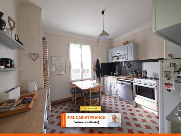 MAISON DE 104 M² AVEC SOUS-SOL, L’ENSEMBLE SUR 1270 M² DE TERRAIN CLOS :