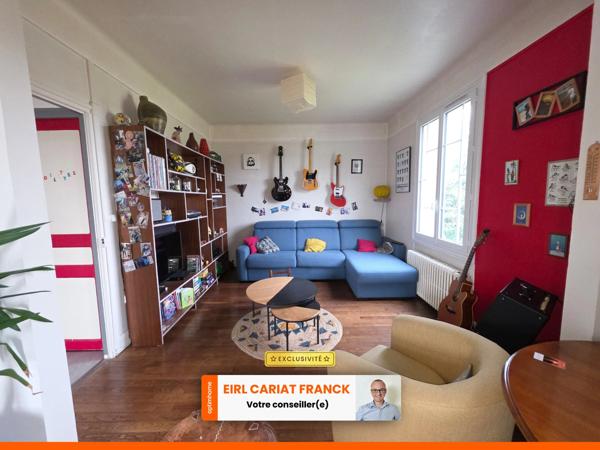 MAISON DE 104 M² AVEC SOUS-SOL, L’ENSEMBLE SUR 1270 M² DE TERRAIN CLOS :